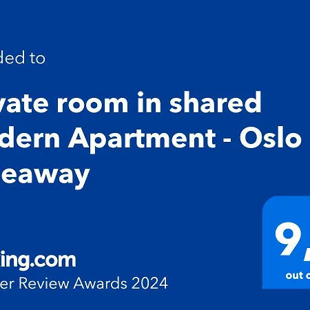 Private Room In Shared Modern Apartment - Oslo Hideaway Exterior photo